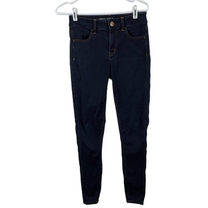 American Eagle -Women’s Jeans -Blue Denim - 4 Regular -Skinny- High Rise Jegging